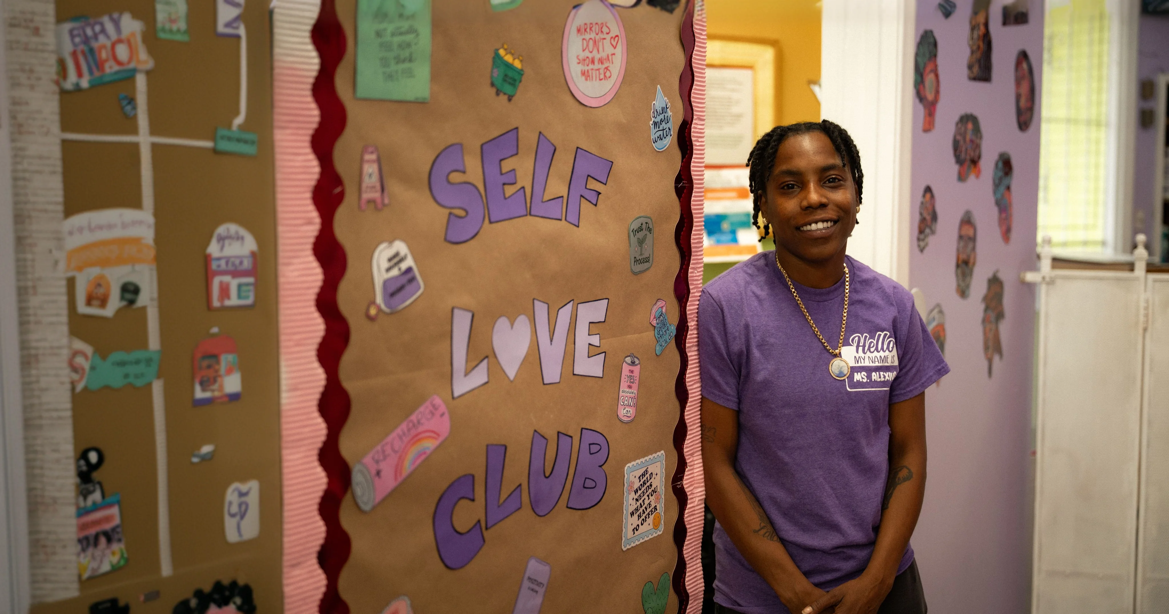Childcare professionals at a learning center